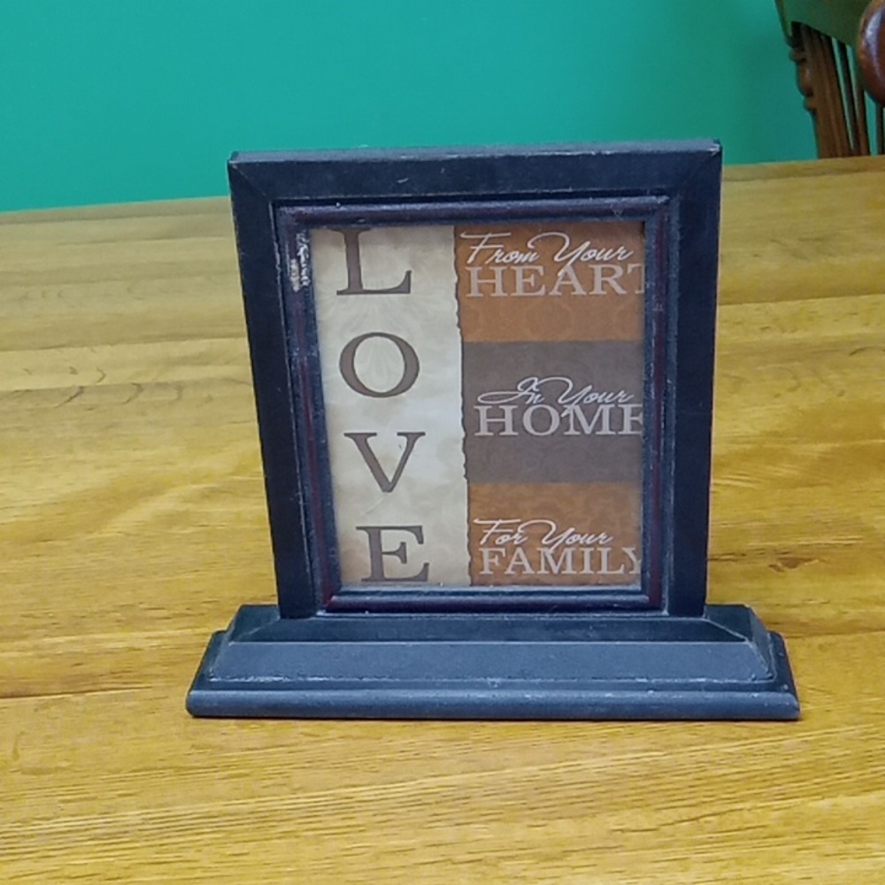 Wooden Mini Shelf Picture Frame